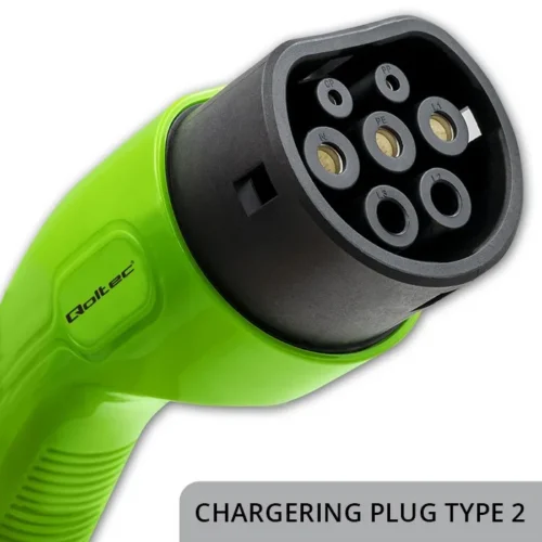 Alternative view of Qoltec Mobile EV зарядно with adjustable 2in1