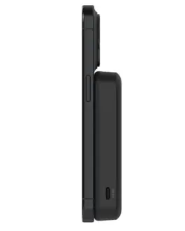 Alternative view of Belkin външна батерия with stand 8000mAh Qi2 MagSafe черен