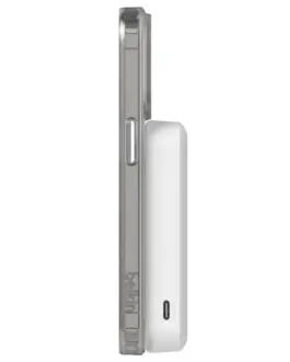 Alternative view of Belkin външна батерия with stand 8000mAh Qi2 MagSafe бял