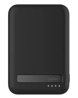 Belkin външна батерия with stand 10000mAh Qi2 MagSafe черен