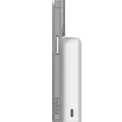 Alternative view of Belkin външна батерия with stand 10000mAh Qi2 MagSafe бял
