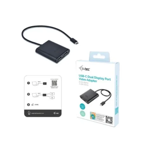 i-tec i-tec USB-C Dual:4K/60H z / single:8K/30Hz DP