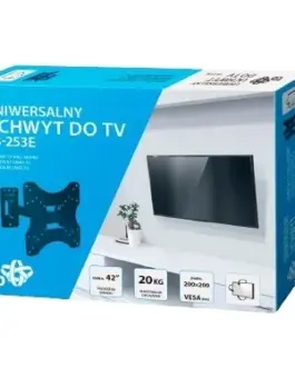 Alternative view of TB Wall mount for TV TB-253E up to 42 inches 20kg max VESA 200x200