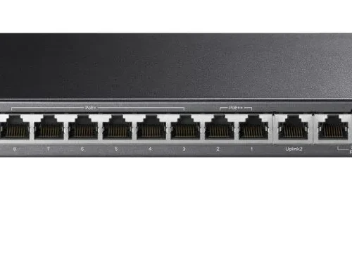 Alternative view of TP-LINK Switch 10xGE PoE+/PoE++ SG1210PP