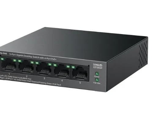 TP-LINK Switch LS105GP 5xGE PoE+
