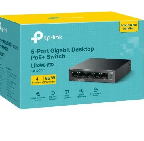 Alternative view of TP-LINK Switch LS105GP 5xGE PoE+