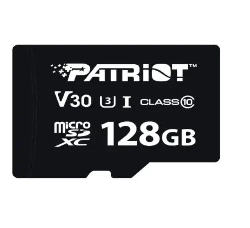 Patriot Card microSDXC 128GB VX V30 Class 10 UHS-I U3