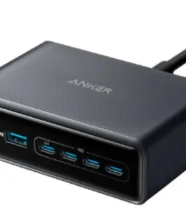 Anker зарядно GeNPrime 200W GaN 4xUSB-C 2xUSB-A черен