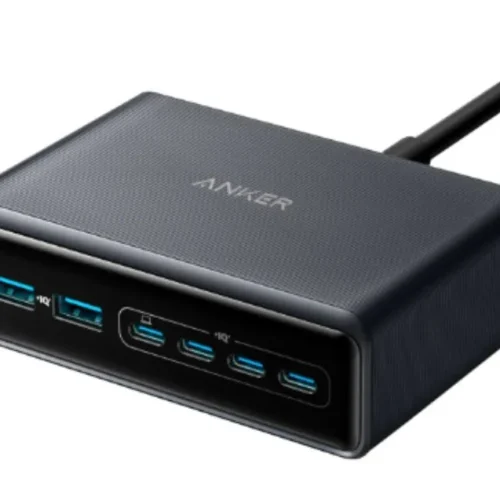 Anker зарядно GeNPrime 200W GaN 4xUSB-C 2xUSB-A черен