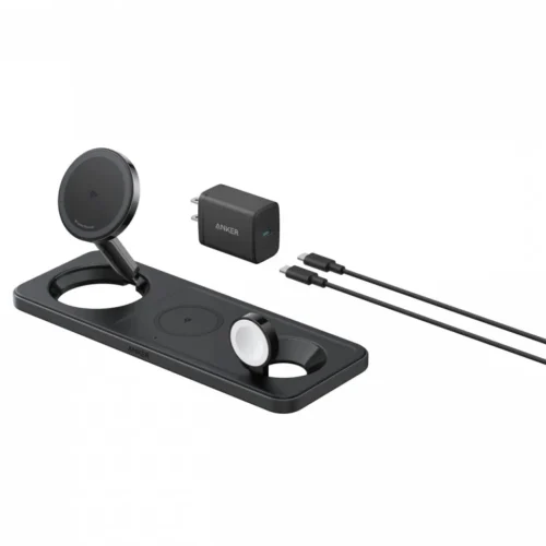 Anker зарядно MagGo 3-in-1 Pad 15W Qi2 черен