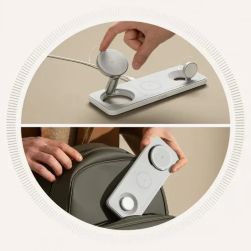 Anker MagGo 3-in-1 Pad 15W Qi2 бял