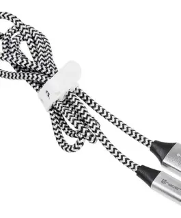 Alternative view of Tracer кабел USB 2.0 AM-micro 1m черен-silver