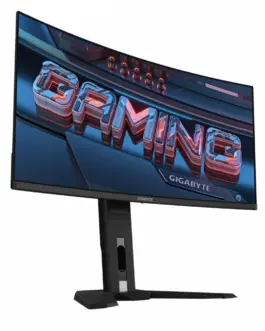 Alternative view of Gigabyte Monitor 34 inches MO34WQC OLED WQHD 175Hz 2xHDMI DP USB-C SPEAKER
