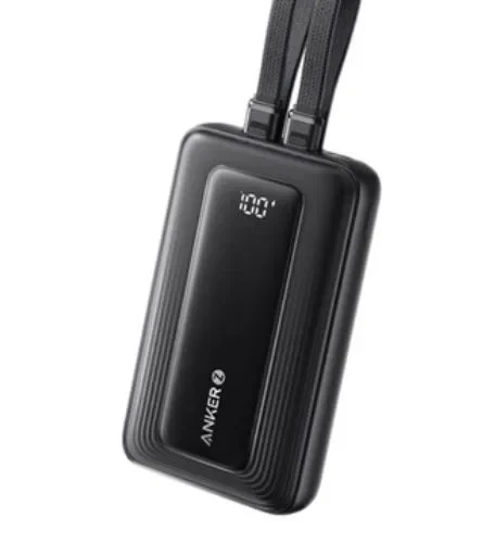 Anker външна батерия 10k mAh 30W кабел C/Lightning 1USB-C 1USB-A (B)