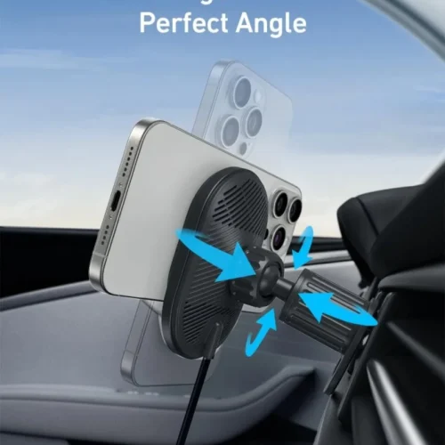 Anker зарядно MagGo Qi2 15W черен