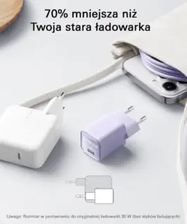 Anker зарядно 511 Nano III 30W GaN USB-C бял