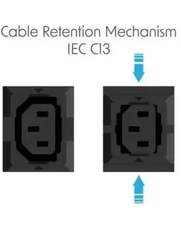 Alternative view of PowerWalker разклонител за шкаф pdu 19 16a 16x iec c13 3m c20 вертикален монтаж черна
