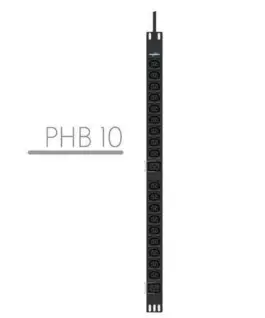 PowerWalker разклонител за шкаф pdu 19 16a 18x iec c13 2x iec c19 3m IEC 309 вертикален черна