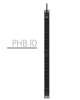 PowerWalker разклонител за шкаф pdu 19 16a 18x iec c13 2x iec c19 3m IEC 309 вертикален черна