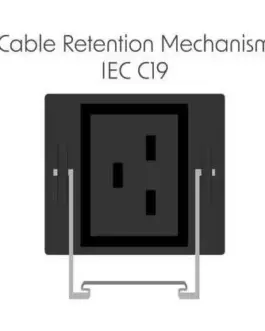 Alternative view of PowerWalker разклонител за шкаф pdu 19 16a 20x iec c13 4x iec c19 3m IEC C20 вертикален черна
