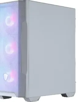 Alternative view of MSI Case MAG FORGE M100R бял USB 3.2