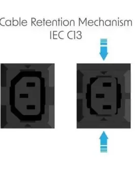 Alternative view of PowerWalker разклонител за шкаф pdu 19 10a 16x iec c13 3m iec c14 miernik вертикален черна