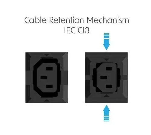PowerWalker разклонител за шкаф pdu 19 16a 20x iec c13 4 x iec c19 3m IEC C20 miernik