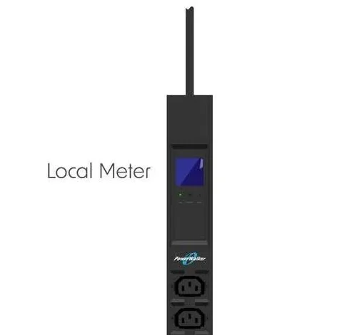 PowerWalker разклонител за шкаф pdu 19 16a 20x iec c13 4 x iec c19 3m IEC 309 miernik