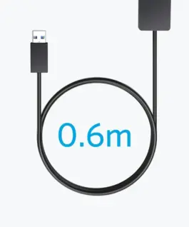 Alternative view of Anker 4-Port USB 3.0 Ultra Sl im Data Hub
