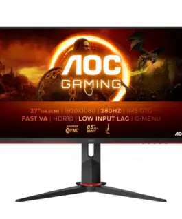 AOC Monitor 27G2ZN3 27 inches Fast VA 280Hz HDMIx2 DP Pivot