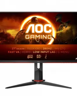 AOC Monitor 27G2ZN3 27 inches Fast VA 280Hz HDMIx2 DP Pivot