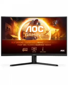 AOC Monitor CQ32G4VE 31.5 cala Fast VA Curved 180Hz HDMIx2 DP