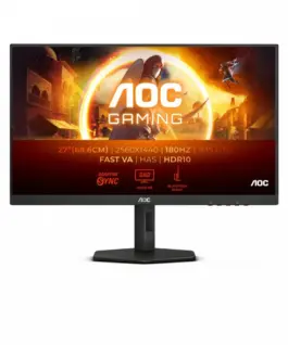 AOC Monitor Q27G4XN 27 инча Fast VA 180Hz HDMIx2 DP Pivot