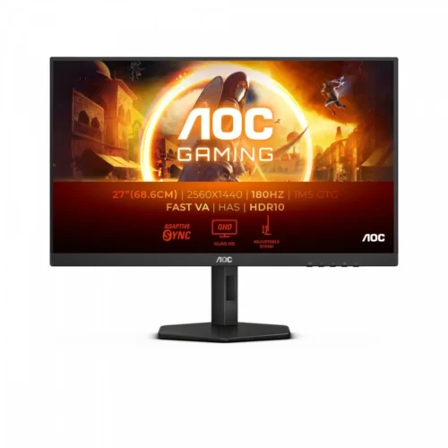 AOC Monitor Q27G4XN 27 инча Fast VA 180Hz HDMIx2 DP Pivot