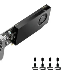 Alternative view of PNY видео карта Quadro A1000 8GB GDDR6 VCNRTXA1000-PB