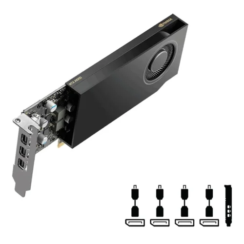 Alternative view of PNY Quadro A1000 8GB GDDR6 VCNRTXA1000-SB