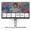 AOC Monitor Q27U3CV 27 инча IPS QD HDMI DP USB-C RJ45 KVM