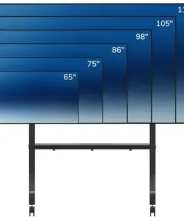 Neomounts Stand LFD FL50-575BL1 LFD/LCD/TV FL50-575BL1 65-100 inch 100×100-1000×600