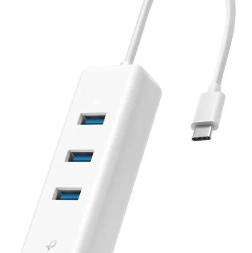 Alternative view of TP-LINK Gigabit Ethernet to USB 3.0 Type C Network адаптер with 3 Port USB 3.0 Hub