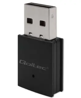Qoltec адаптер WiFiBT4.0USB 600Mbps wireless
