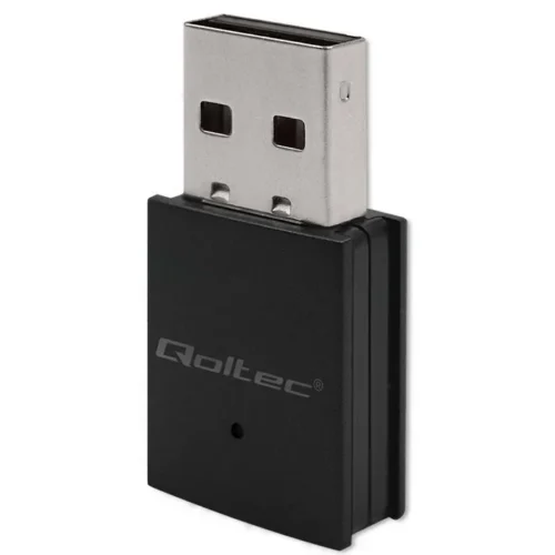 Qoltec адаптер WiFiBT4.0USB 600Mbps wireless