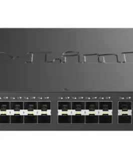 D-Link Managed Switch DXS-3410-32XY/E 10G Layer 3 Stacкабел 24*10GBASE-T + 4*10G SFP+ + 4*25G SFP28