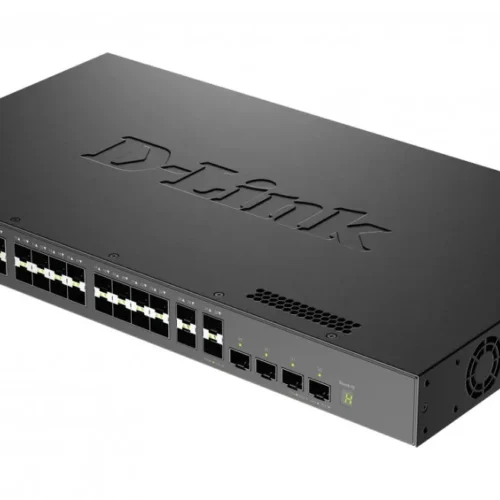 D-Link Managed Switch DXS-3410-32XY/E 10G Layer 3 Stacкабел 24*10GBASE-T + 4*10G SFP+ + 4*25G SFP28