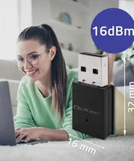 Qoltec адаптер WiFi