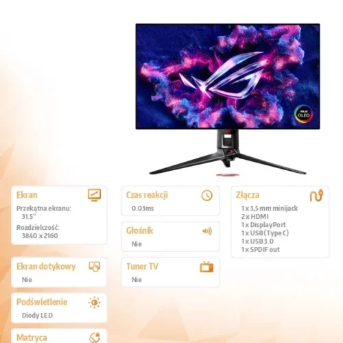 Asus Monitor 32 inches PG32UCDP DP HDMIx2 USB-C