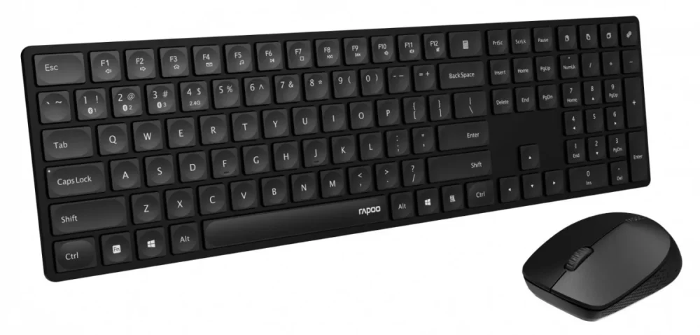 RAPOO 8020M wireless multimode deskset черен