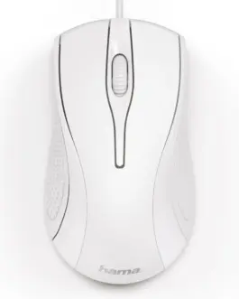 Alternative view of Hama Mouse Hama 3-button MC-200 бял