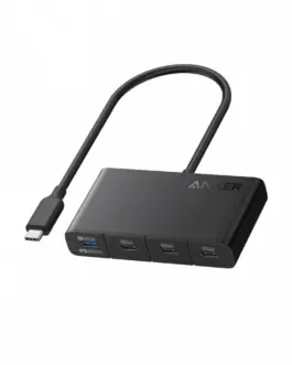 Anker Anker 4w1 hub USB-C 10Gbps черен