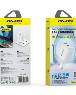 Alternative view of AWEI Charging 22,5W GaN USB-C черен