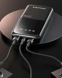 Alternative view of AWEI външна батерия 10000mAh P10K 22,5W 2xUSB + USB-C
